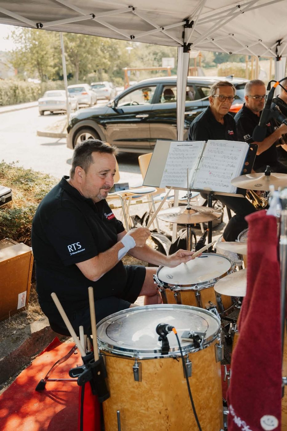 Brassanova Big Band: Am Schlagzeug